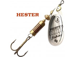 Hester Fishing rotační třpytka Ospray Silver