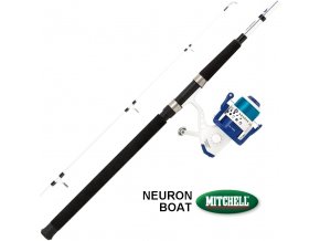 Sumcový prut s navijákem a vlascem Mitchell Neuron Set Boat 2,72 m/100-300 g