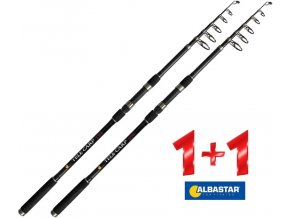 Albastar teleskopické kaprové pruty Tele Carp 270 cm/3 lbs - AKCE 1+1