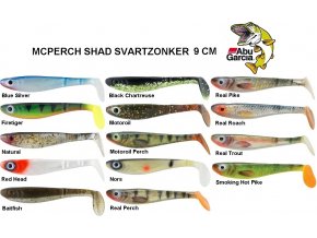 Abu Garcia gumové nástrahy Svartzonker McPerch Shad Real Series 9 cm