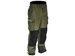 Nepromokavé membránové kalhoty Albastar s kapsami, kvalitní tkaninou v zeleno/černé barvě a moderním střihem. Vhodné pro rybáře a myslivce.
