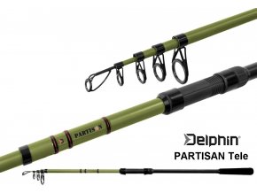 Prut Delphin PARTISAN Tele 240, 270, 300, 330, 360 cm