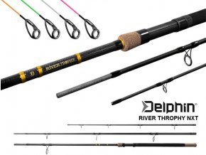 Prut Delphin RIVER Trophy NXT + 4 špičky