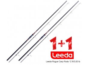 Leeda prut Rogue Carp Rods 12 ft/3,00 lb - AKCE 1+1