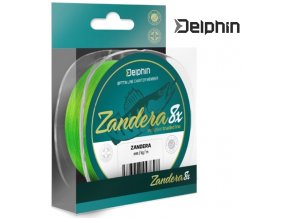 Delphin Zandera 8 pletená šňůra fluo zelená 150 m