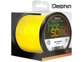 Delphin HotSPOD 8 pletená šňůra žlutá 0,14 mm/300 m