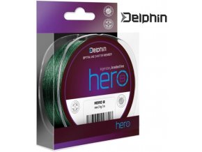 Delphin pletená šňůra HERO 8 zelená 300 m