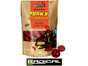 Boilies Radical Punky Strawbanana 1 kg