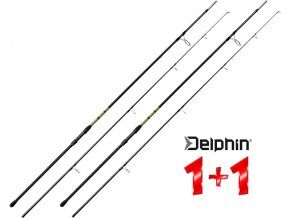 Pruty Delphin PARTISAN Carp 360 cm/3,50 lbs (2 díly) - AKCE 1+1
