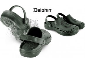 Pantofle Delphin OCTO zelené