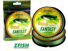 Zfish pletená šňůra Fantasy 8 Braid 300 m