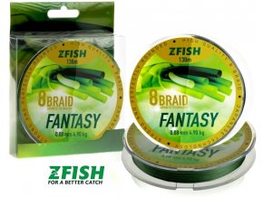 Zfish pletená šňůra Fantasy 8 Braid 130 m