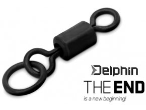 Delphin kaprařské obratlíky s kroužkem THE END Ring Swivel 10 ks