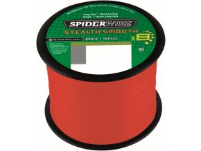 Spiderwire Stealth Smooth 8 Braid Red pletená šňůra 1 m