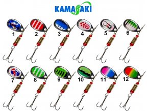 Kamasaki rotační třpytka Spinner 3,6 g