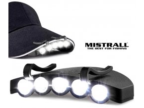 Mistrall svítilna na kšilt 5 LED Cap Light