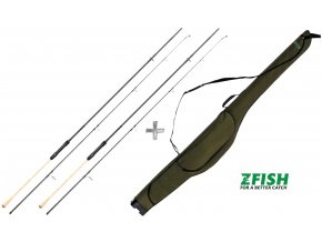 zfish combo 2x prut sunfire stalker 3 00 m 3 lb pouzdro