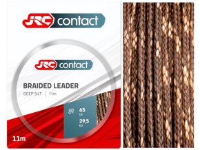 Šoková šňůra JRC Contact Braided Leader Deep Silt 65 lb/11 m