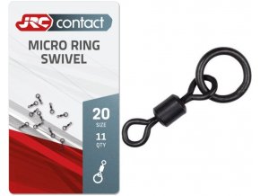 Obratlík s kroužkem JRC Contact Micro Ring Swivel 20 - 11 ks