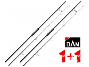 Kaprové pruty DAM Iconic Carp Rods 2SEC 2,40 m/2,50 lbs - AKCE 1+1