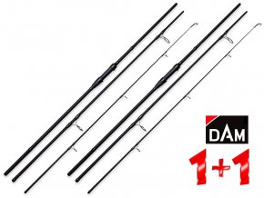 Kaprové pruty DAM Iconic Carp Rods 3SEC 3,00 m/3,00 lbs - AKCE 1+1