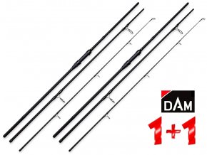 Kaprové pruty DAM Iconic Carp Rods 3SEC 3,60 m/3,00 lbs - AKCE 1+1