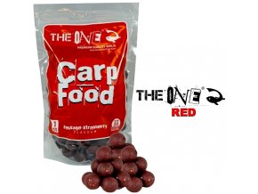Boilies The One Carp Food Red Sausage - Strawberry 22 mm/1 kg