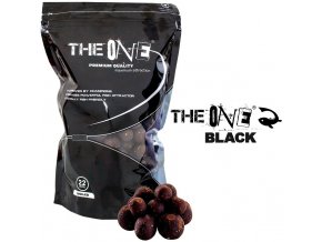 Boilies The One Black Soluble Squid - Plum 1 kg