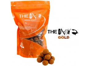 Boilies The One Gold Boiled Scopex - Caramel 1 kg