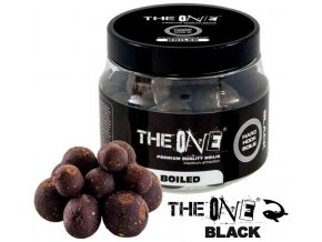 Hook boilies The One Black Boiled Squid - Plum 14-18-20 mm/150 g