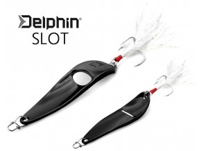 Třpytka plandavka Delphin SLOT Black Nickel