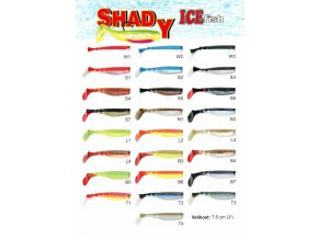 Nástrahy umělé ICE Fish Shady 7,5 cm