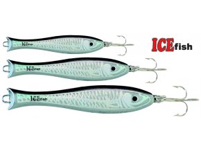 ICE Fish pilker 3D černo-stříbrný