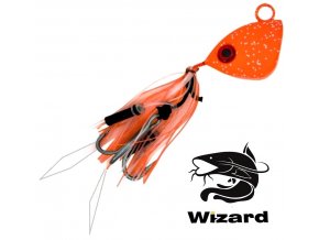 Nástrahy na sumce Wizard Vertix Clonk Catfish Lure Orange
