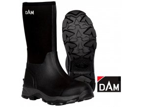 Lovecké boty DAM Tira Boots Rubber/Neoprene Black