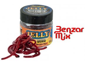 Benzar Mix Jelly Baits Fishmeal Worm umělí červi 30 ml