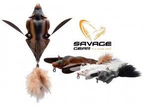 Vláčecí nástraha Netopýr Savage Gear 3D Bat Brown 12,5 cm/54 g
