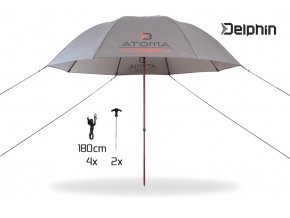Deštník Delphin ATOMA RaceSHAD 250 cm