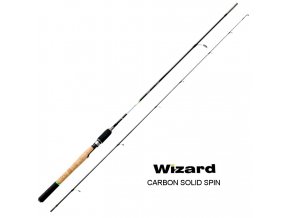 Wizard přívlačový prut Carbon Solid Spin 2,40 m/15-30 g