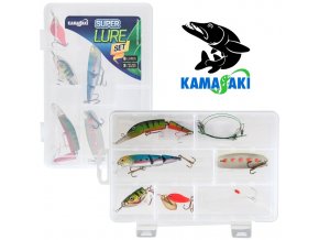 Sada vláčecích nástrah Kamasaki Super Lure Set