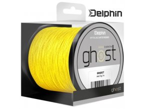 Delphin GHOST 8+1 žlutá kaprařská šňůra 600 m