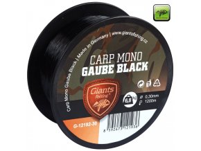 Giants Fishing vlasec Carp Mono Gaube Black 1000/1200 m