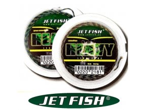 Jet Fish šňůra s olověným jádrem Heavy Green Camouflage Lead Core 10 m