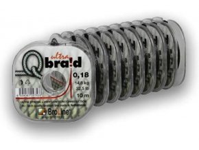 Broline Q Braid Ultra pletená šňůra 7 m/10 m