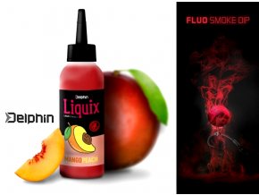 Delphin Fluo dip D SNAX LiquiX Mango-Broskev 100 ml