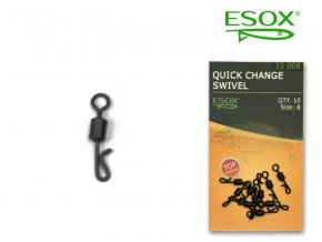 ESOX Obratlík QUICK CHANGE SWIVEL 8 / 10 ks