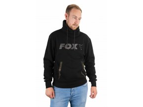 fox mikina black camo high neck 1