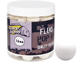 Plovoucí boilies Carp Only Fluo Pop Up White 100 g