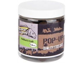 Plovoucí boilies Carp Only Pop Up Halibut & Crab 80 g