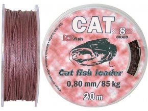 Šňůra na návazce a montáže na sumce ICE Fish CAT Leader - 20 m